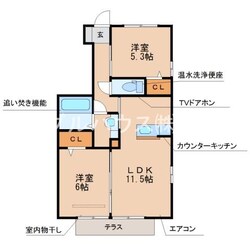 ヴェルドミール・大山IIの物件間取画像